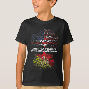 T-shirt Élevé avec des racines siciliennes Sicile