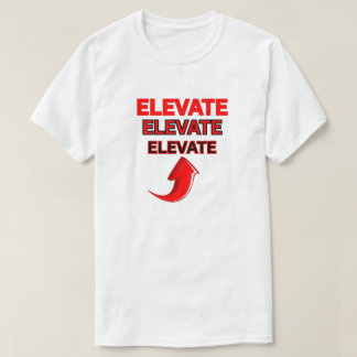 T-SHIRT ÉLÈVE, BLANC ROUGE VIF MOTIVATIONNEL UNISEXE HOMME