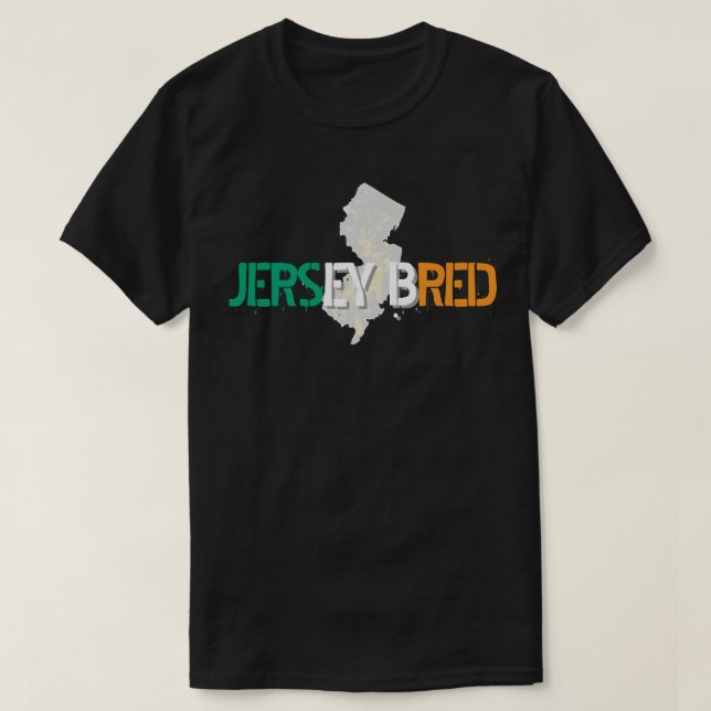 T-SHIRT ÉLEVÉ DANS LE NEW JERSEY (Design devant)
