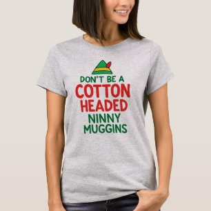 T-shirt Élève drôle 'Ne soyez pas une tête de coton ninny