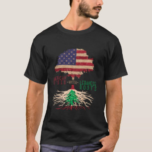 T-shirt Élevé par des Américains avec des racines libanais