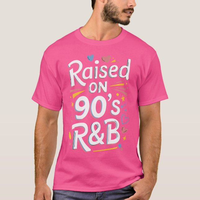 T-shirt Élevé Sur Rb Des Années 90 (Devant)