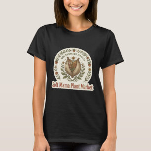 T-shirt Élevée aux plantes et à l'amour Rétro Monstera bot