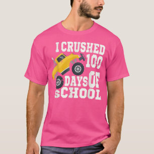 T-shirt élèves enfants j'ai écrasé 100 jours de monstre sc