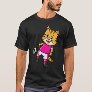 T-shirt Éleveur de chats Amour de patte Gardien de but Att