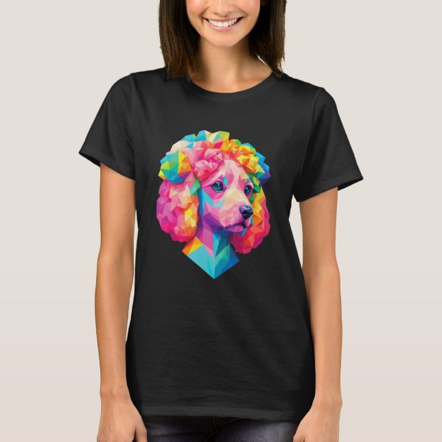 T-shirt Éleveur de chiens caniches et de mélanges de canic (Devant)