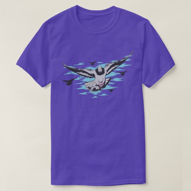 T-shirt éleveur de pigeon (Design devant)