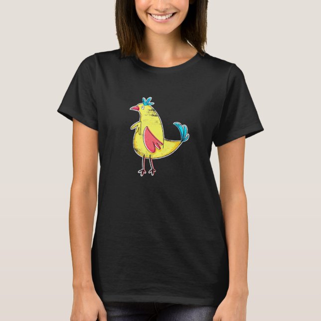 T-shirt Éleveur de poulet d'élevage poulets poulets poulet (Devant)