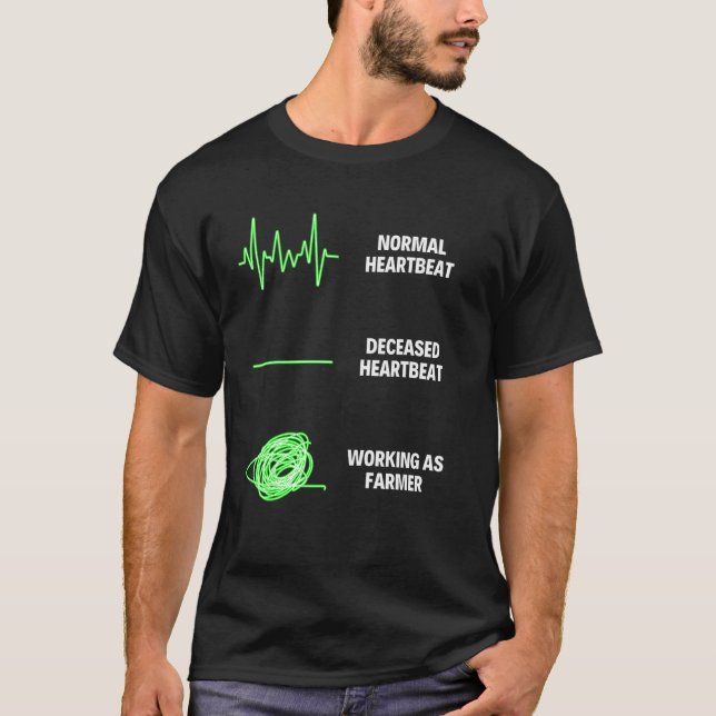 T-shirt Éleveur de poulets Agriculture (Devant)
