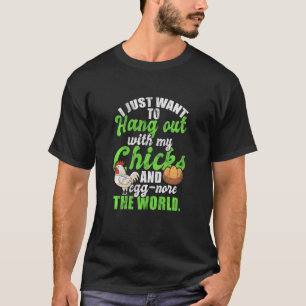 T-shirt Éleveur de poulets de ferme arrière-cour poule 1