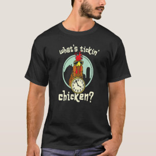 T-shirt Éleveur de poulets de jardin Poulet avec lunettes
