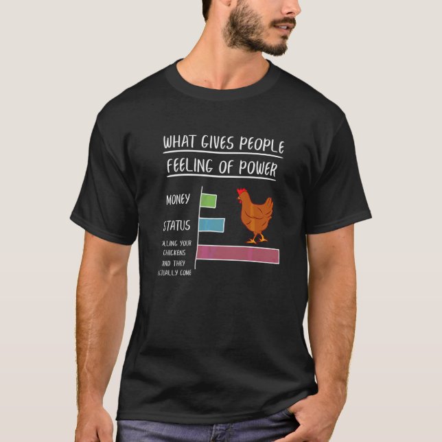 T-shirt Éleveur de poulets Fermier de volaille (Devant)
