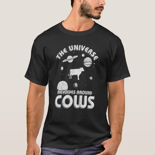 T-shirt Éleveur de vaches (Devant)