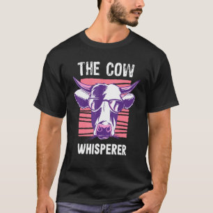 T-shirt Éleveur de vaches Chuchoteur Agriculture