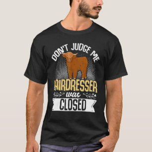T-shirt Éleveur de vaches Highland Cattle écossaises Longh