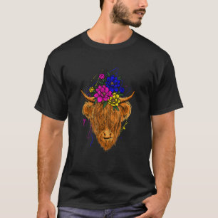 T-shirt Éleveur de vaches Highland écossaises