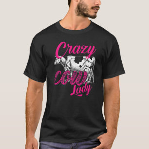 T-shirt Éleveur De Vaches Mignon Ferme Laitière Hommes Fem