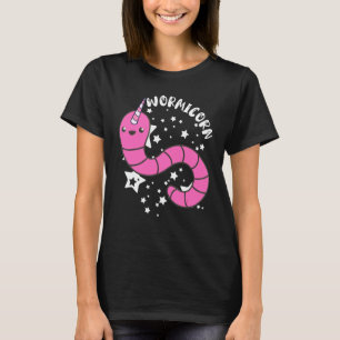 T-shirt Éleveur de vers Licorne Vers Vermiculture Élevage