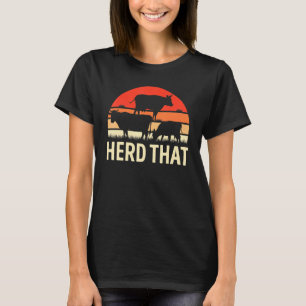 T-shirt Éleveur Faire Paître Cette Vache Éleveur