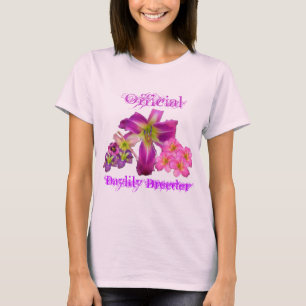 T-shirt Éleveur officiel de Daylily