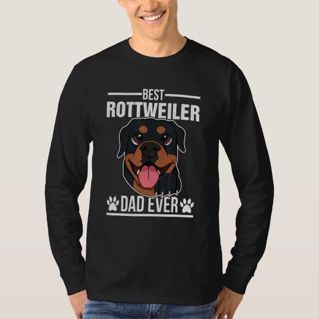 T-shirt Éleveurs de chiens Rottweiler Propriétaire de chie (Devant)