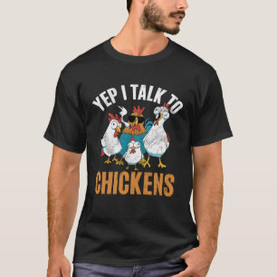 T-shirt éleveurs de poulets et agriculteurs élèvent des po