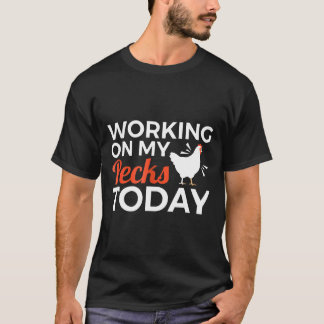 T-shirt Éleveurs de volaille à thème de poulet