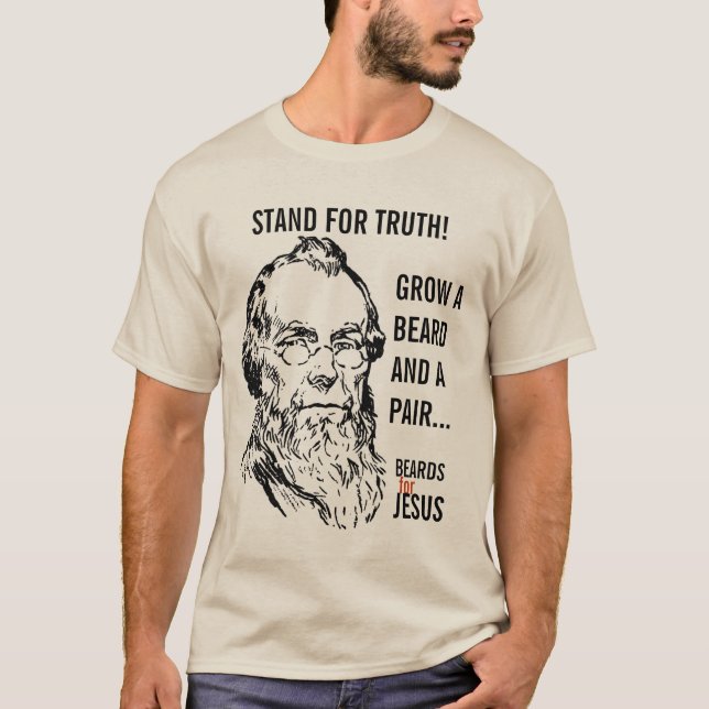 T-shirt Élevez une barbe et une PAIRE ! (Devant)
