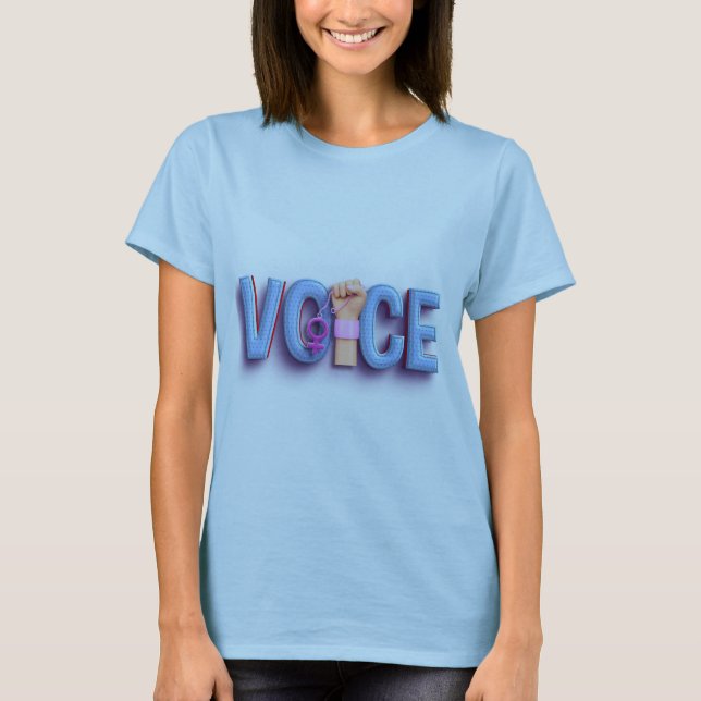 T-shirt Élevez votre voix (Devant)