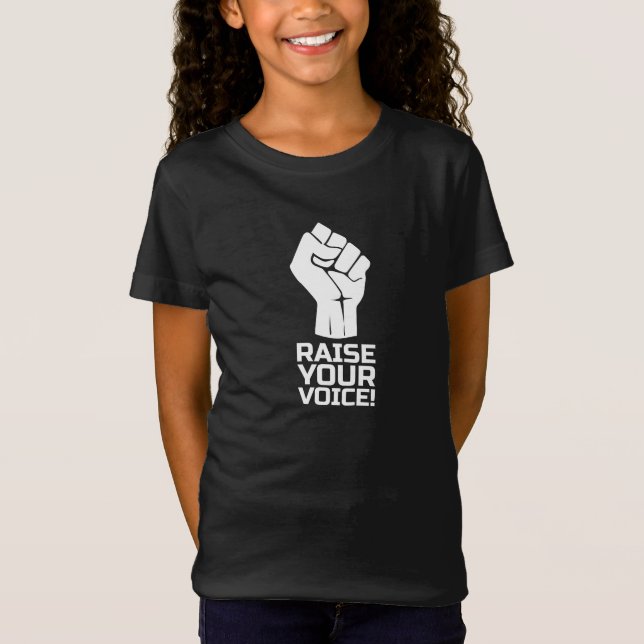 T-Shirt Élevez Votre Voix 1 W (Devant)