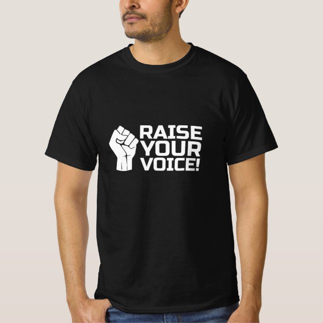 T-shirt Élevez Votre Voix 2 W (Devant)