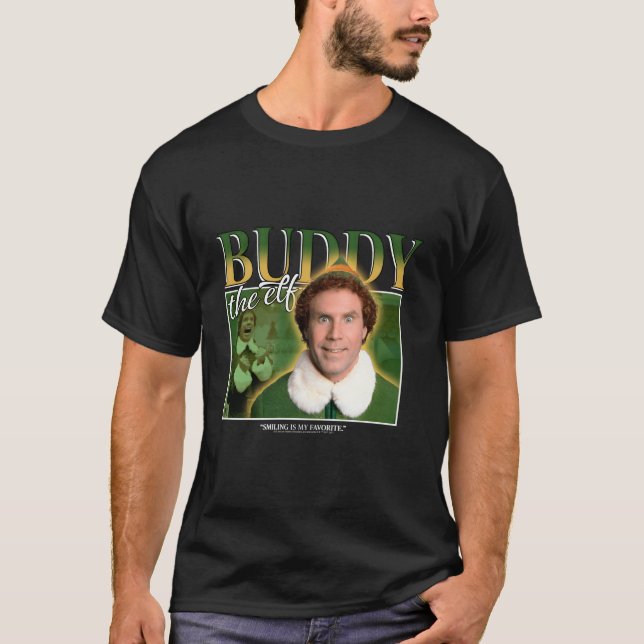 T-shirt Elf 90'S Style Buddy The Elf (Devant)