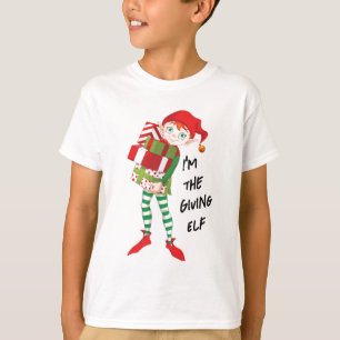 T-shirt Elf Basic pour Enfants Unisex Holiday Elf