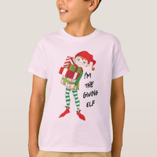T-shirt Elf Basic pour Enfants Unisex Holiday Elf
