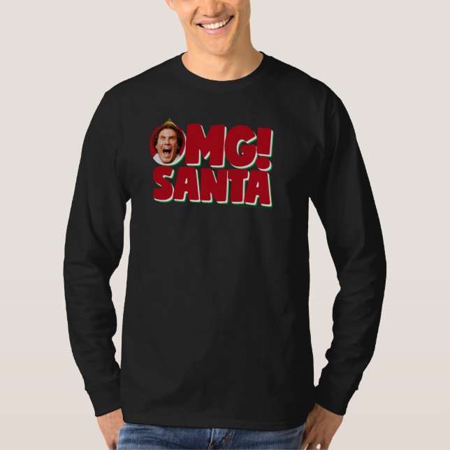 T-shirt Elf Buddy OMG Père Noël (Devant)