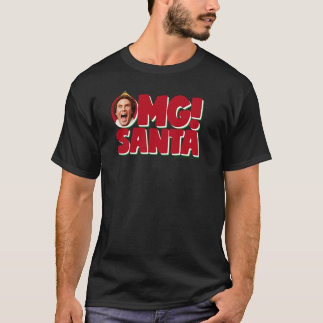 T-shirt Elf Buddy OMG Père Noël (Devant)