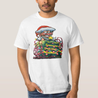 T-shirt Elf Christmas Tree Tee