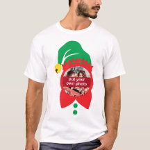 T-shirt elf de Noël personnalisé
