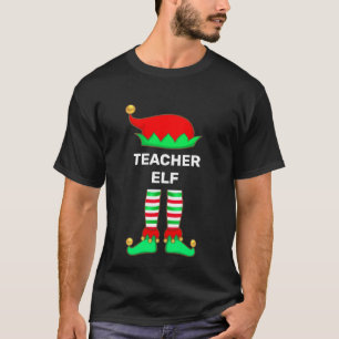 T-shirt Elf, enseignant de Noël moderne