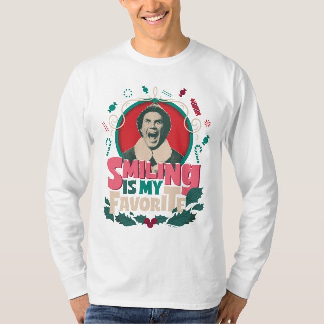 T-shirt Elf - Sourire est mon préféré (Devant)