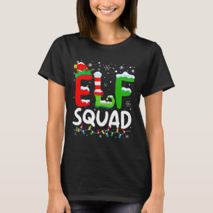 T-shirt Elf Squad Famille de Noël Correspondant Noël Elf P