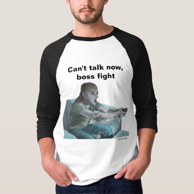 T-shirt Elf Video Gamer Jouer Jeu Imaginaire Art Shirts (Devant)