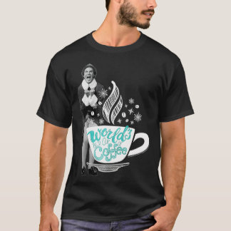 T-shirt Elf World's Best Cup of Coffee Premium 