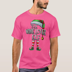 T-shirt Elfe Amateur De Vins Associant Vin De Famille Louv