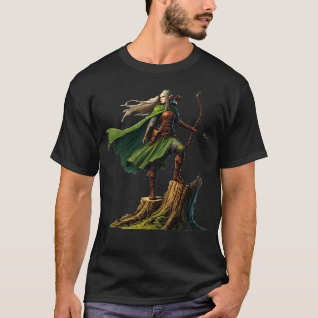 T-shirt Elfe avec la ceinture (Devant)