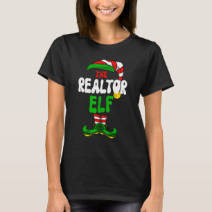 T-shirt Elfe d'agent immobilier Pyjama Groupe de Noël corr