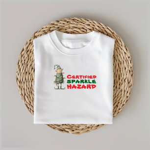 T-shirt Elfe de dessin animé vintage emmêlé dans les lumiè