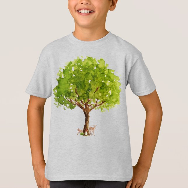 T-shirt Elfe et amis de Woodland (Devant)