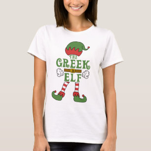 T-shirt Elfe grec Noël Famille Correspondances