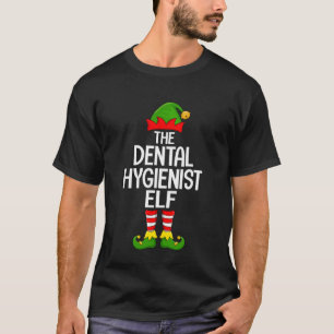 T-shirt Elfe Hygiéniste Dentaire Équipe de Noël de la Fami